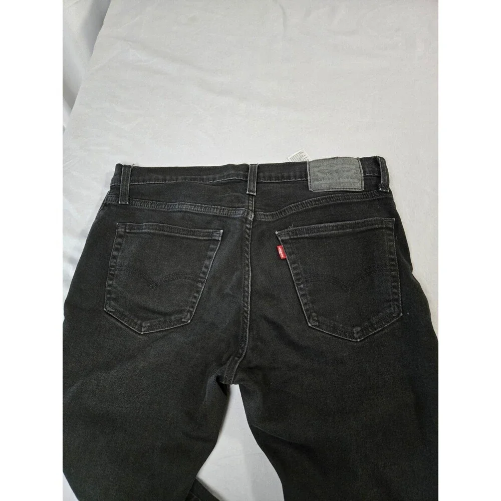 Levi's 550 Men's Relaxed Fit Straight Black Jeans Red Tab